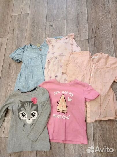 Вещи пакетом на девочку 104