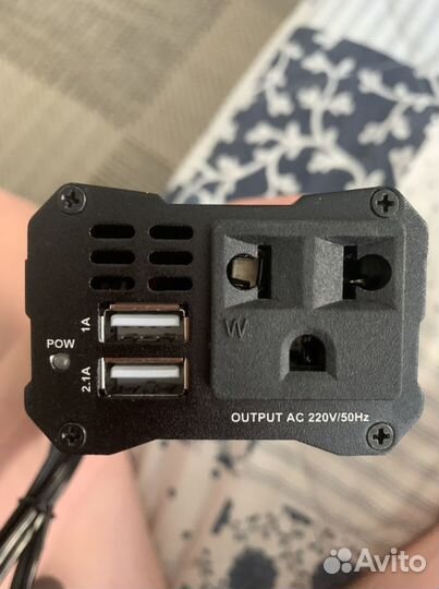 Инвертор автомобильный 12 V - 220 V