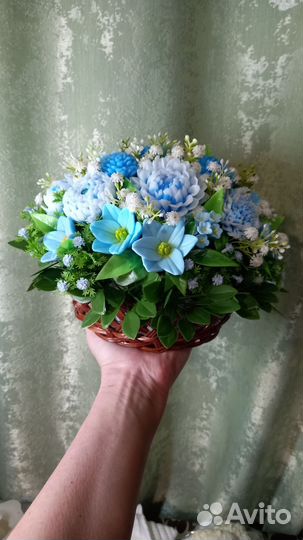 Букет из мыльной основы