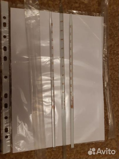 Пипетка лабораторная стеклянная мерная