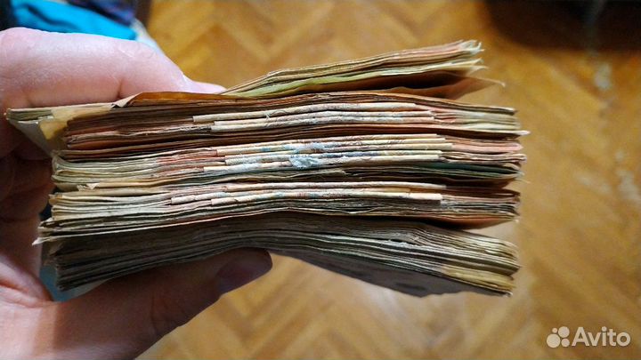 Банкноты (купюры) СССР 1961г, 1991г