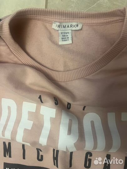 Свитшот для девочки 152 короткий