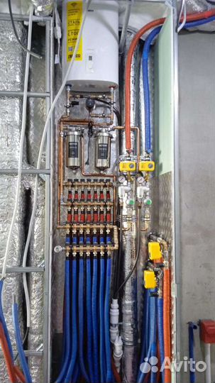 Монтаж отопления, Теплый пол, Канализация