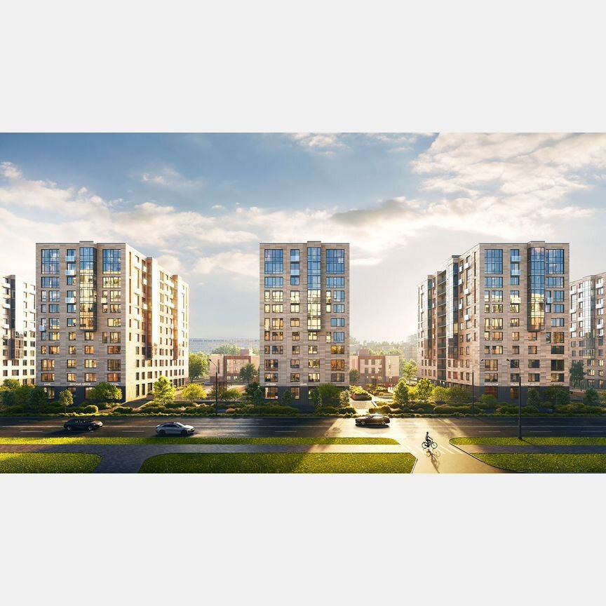 3-к. квартира, 79,6 м², 12/13 эт.