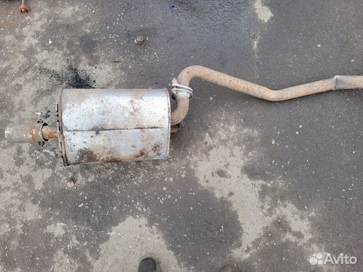 Глушитель на Toyota Camry V30