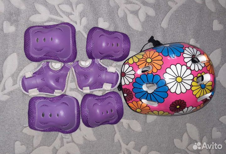 Детский шлем защитный + защита