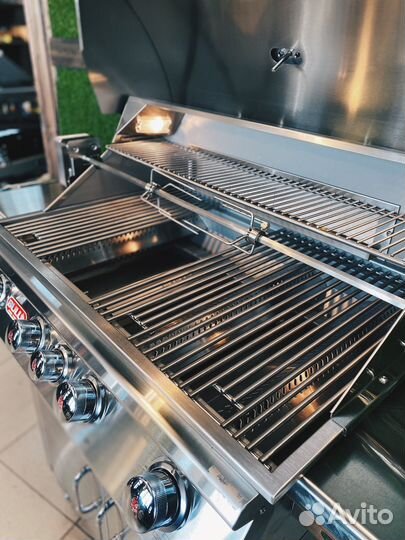 Газовый гриль bull angus (с основанием)