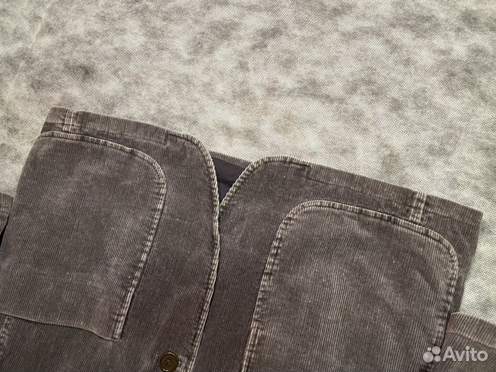 Вельветовый сиреневый пиджак