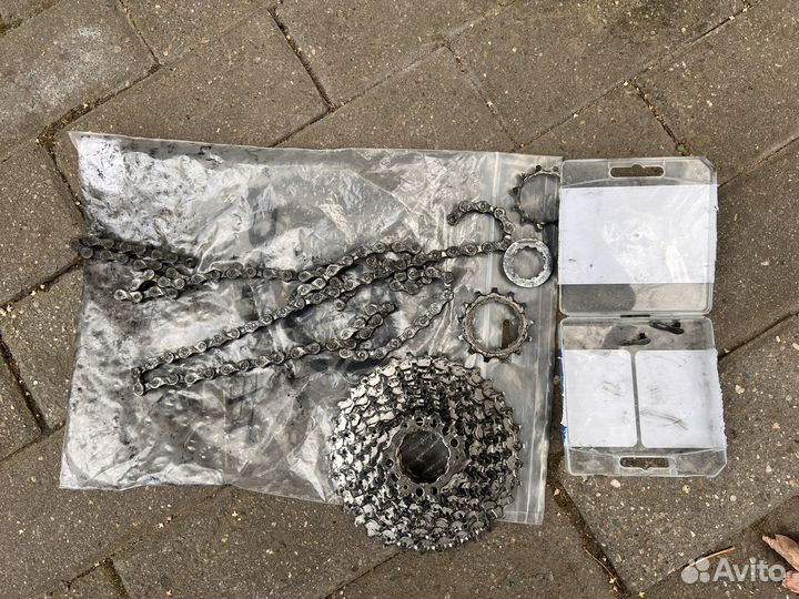 Цепь для велосипеда 9 скоростей и кассета задняя