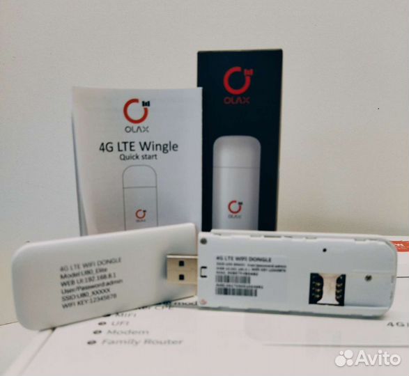 Модем 3/4G/WiFi роутер olax U80