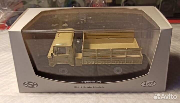 Газ-66, бежевый, ssm 1:43