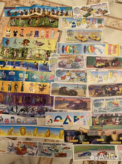 Киндер сюрприз вкладыши