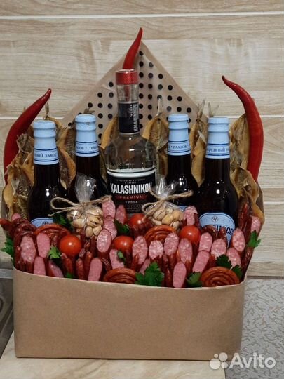 Мужские букеты съедобные