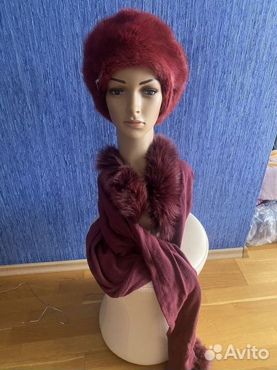 Берет норковый