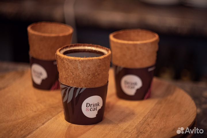 Съедобные стаканчики Drink&eat