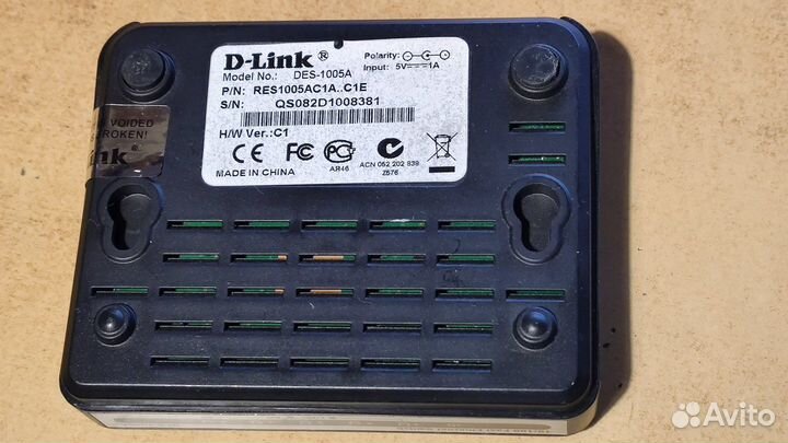 Коммутатор (свич) D-Link DES-1005A, 5 портов