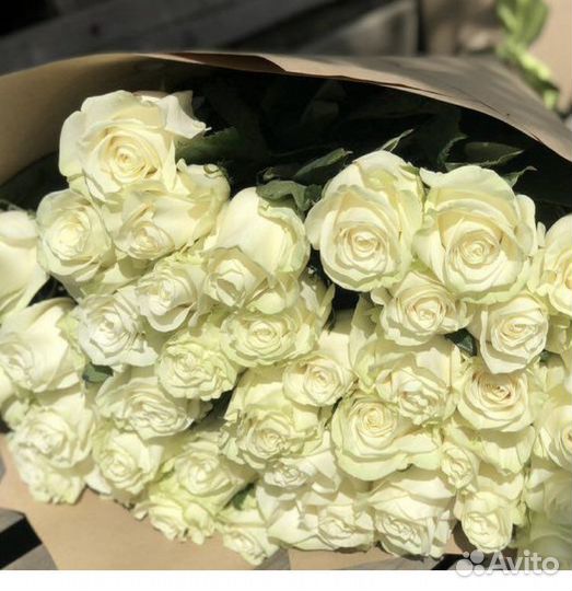 Цветы 39 роз 70 см