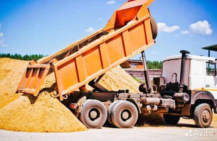 Отсев, окол, бут, щебень, галька, песок