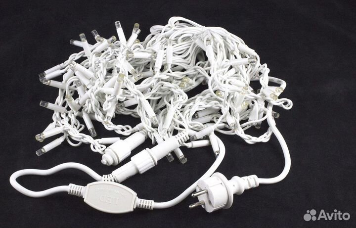 Гирлянда бахрома уличная 6 метров каучук ip65