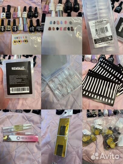 Гель лаки для маникюра и прочие расходники