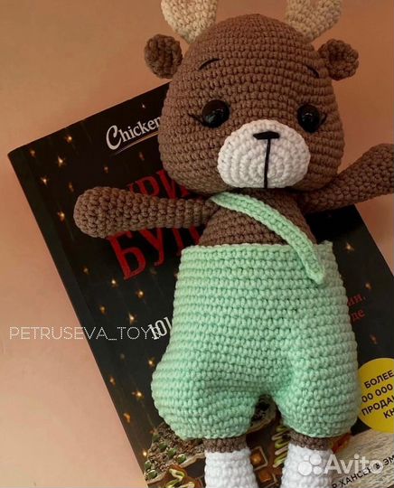 Вязаные игрушки ручной работы для детей