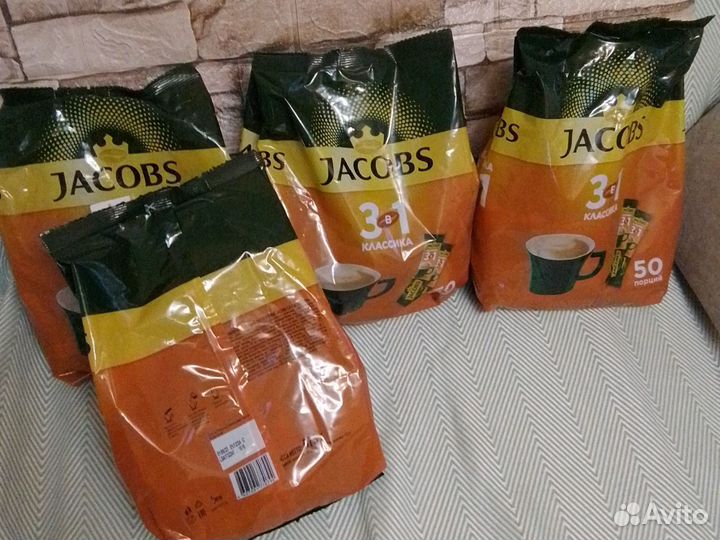 Кофе Якобс 3 в 1 50 штук