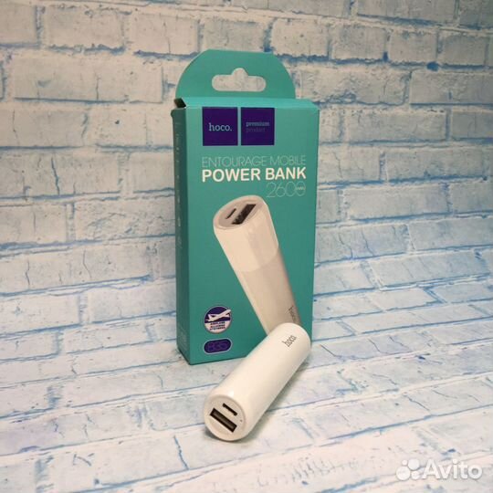 Внешний акб 2600mah hoco B35,белый
