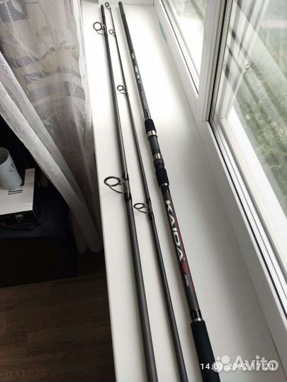 Карповое удилище с катушкой