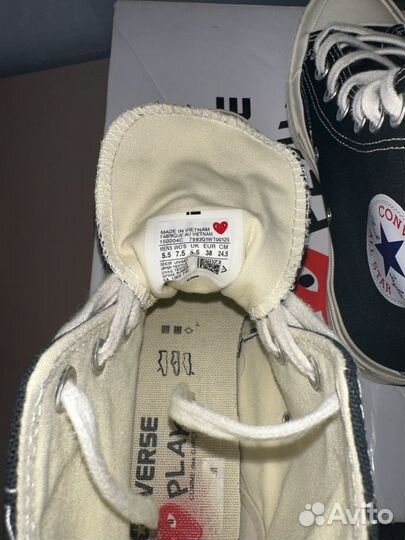 Кеды converse x comme des garcons