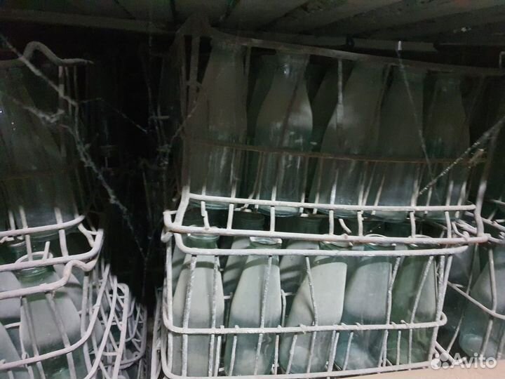 Молочная (кефирная ) стеклянная бутылка СССР 0,5л