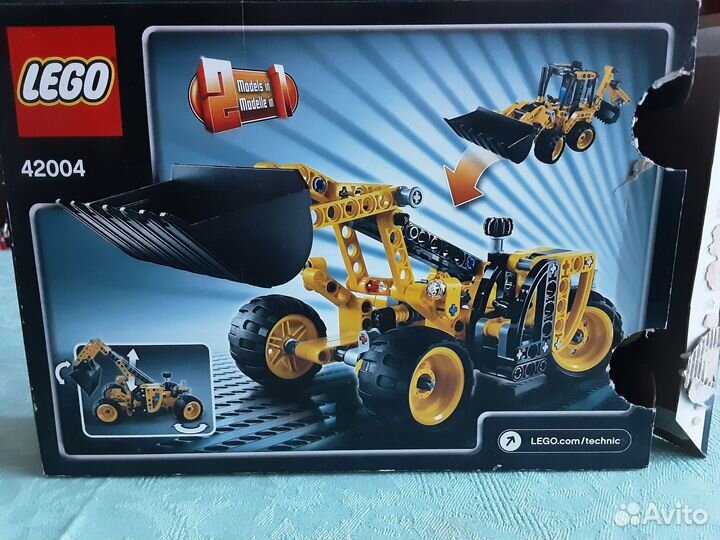 Lego technic 42004 Экскаватор-погрузчик оригинал