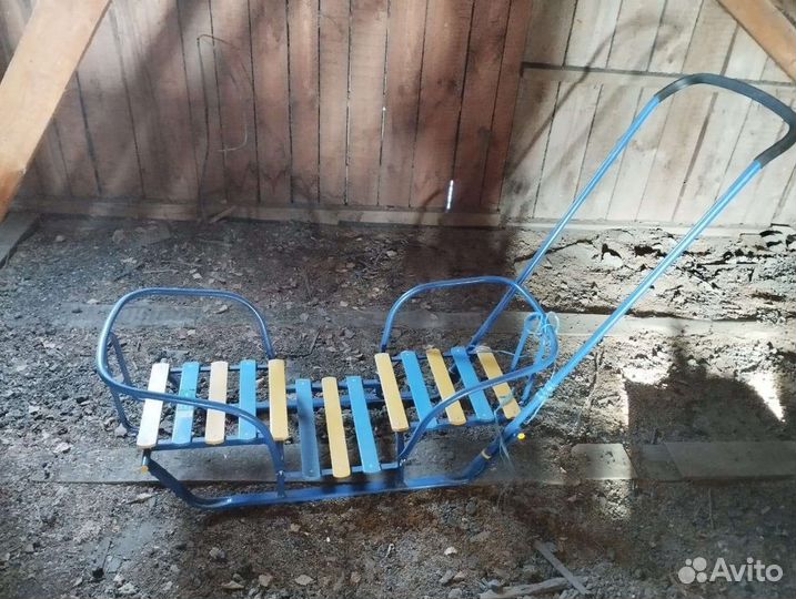 Санки двухместные