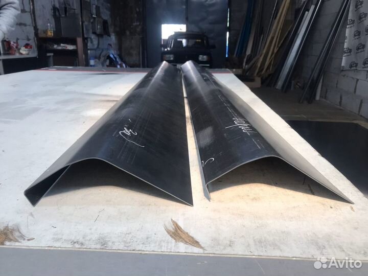 Renault Megane 2 порог + усилитель правый