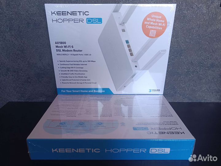 Новый Wi-Fi роутер Keenetic Hopper DSL (KN-3610)