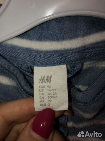 Продам флисовый комбинезон H&M