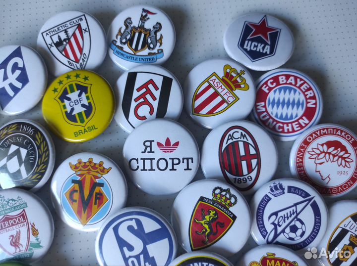 Футбольные значки, значки футбольных клубов
