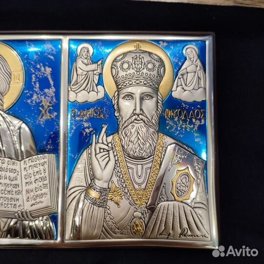 Икона серебро 925 проба