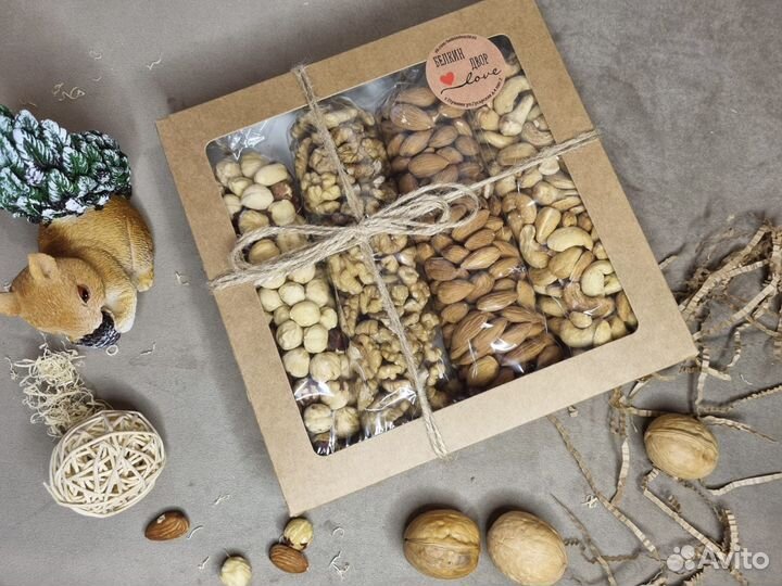 Подарочный набор с орешками, сухофрукт