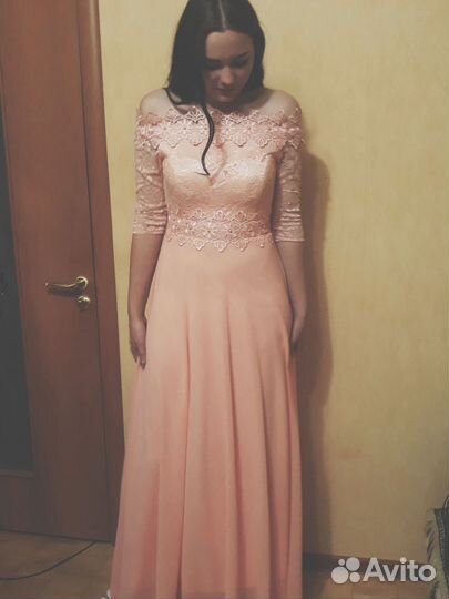 Платье на выпускной в пол, нарядное, вечернее