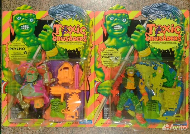 Коллекция Toxic Crusaders Фигурки 1991 год