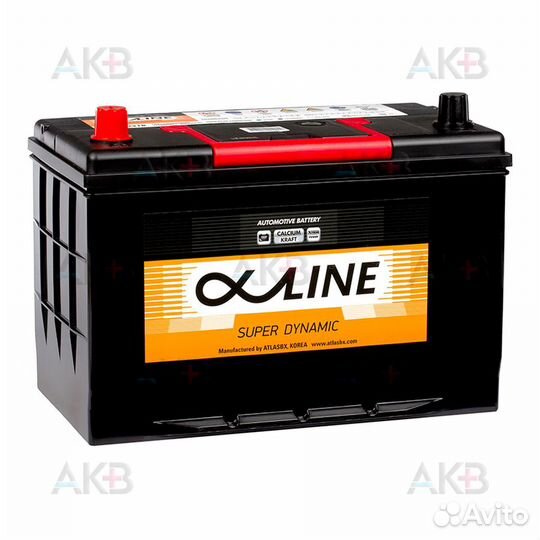 Аккумулятор автомобильный Alphaline SD 115D31R 100