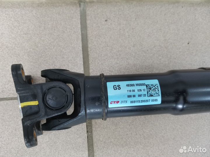 Кардан Hyundai Creta 1,6 2,0 МКПП 49300-M0000