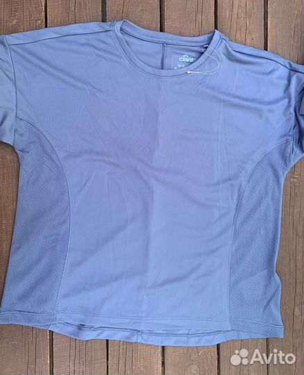 Новая спортивная футболка женская оверсайз XS 38 4