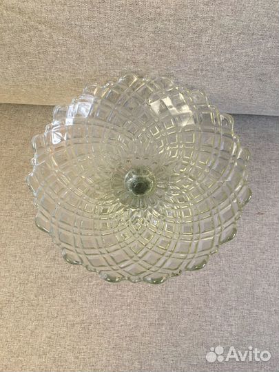 Ваза,фруктовница, стекло, до 1917г,Мальцов