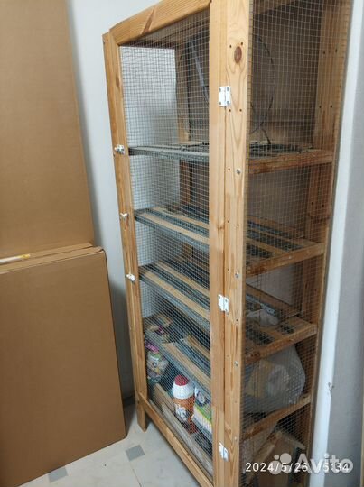 Отдам самодельную клетку для белок дегу