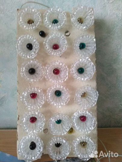 Советская новогодняя гирлянда, новый год СССР