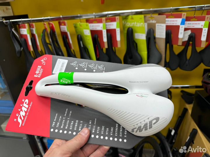 Седло велосипедное Selle SMP Extra 140*275 белое