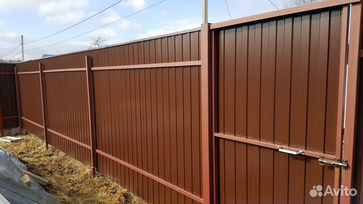 Заборы и калитки 3D 1м