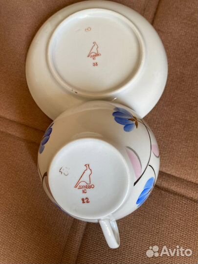 Чайна пара Подснежники