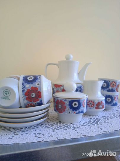 Кофейный сервиз ГДР Кольдиц